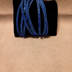 Wrap Star Bracelet,  Cobalt